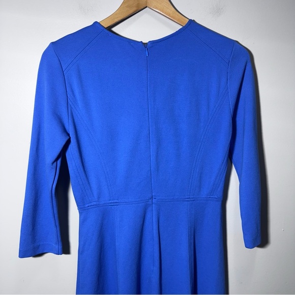 Eliza J 3/4 Sleeve Scoop Neck A Line Dress Size 4 - Picture 6 of 10